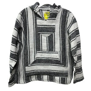 Nwt Iguana Jack Baja Long‎ Sleeve Hoodie Sweatshirt Drug Rug M Shirt Top Unisex